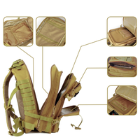 Outdoor-Rucksack mit 45 Liter Fassungsvermögen von Edelvetica, ideal für Wandern und Outdoor-Aktivitäten. Dieser robuste und funktionelle Rucksack bietet genügend Platz und Organisation für alle notwendigen Gegenstände. Er kombiniert Komfort mit langlebigem Design, geeignet für Abenteuer in der Natur.