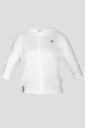 Damen Edelweiss Fledermaus-Shirt von Edelvetica, ein modisches und luftiges Oberteil. Das Shirt kennzeichnet sich durch seinen Fledermausärmel-Stil und ein elegantes Edelweiss-Muster, das Tradition und Modernität vereint. Ideal für einen entspannten, doch stilvollen Look, der sowohl Alltagskomfort als auch einzigartiges Design bietet.