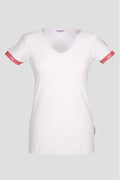 Edelweiss Original Damen T-Shirt in verschiedenen Farben mit einzigartigem Edelweiss-Design am Armabschluss von Edelvetica.