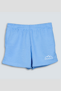 Damen Shorts von Edelvetica mit Edelweiss-Abschluss und Logo, eine modische und praktische Wahl für Freizeitaktivitäten. Diese Shorts zeichnen sich durch ein charakteristisches Edelweiss-Muster am Abschluss und das Edelvetica-Logo aus, was einen Hauch von alpiner Eleganz und Markenidentität verleiht. Ideal für Frauen, die lässige, aber stilvolle Kleidung schätzen.