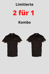 Herren Alpaufzug Polo 2 für 1 Kombo gold/silber