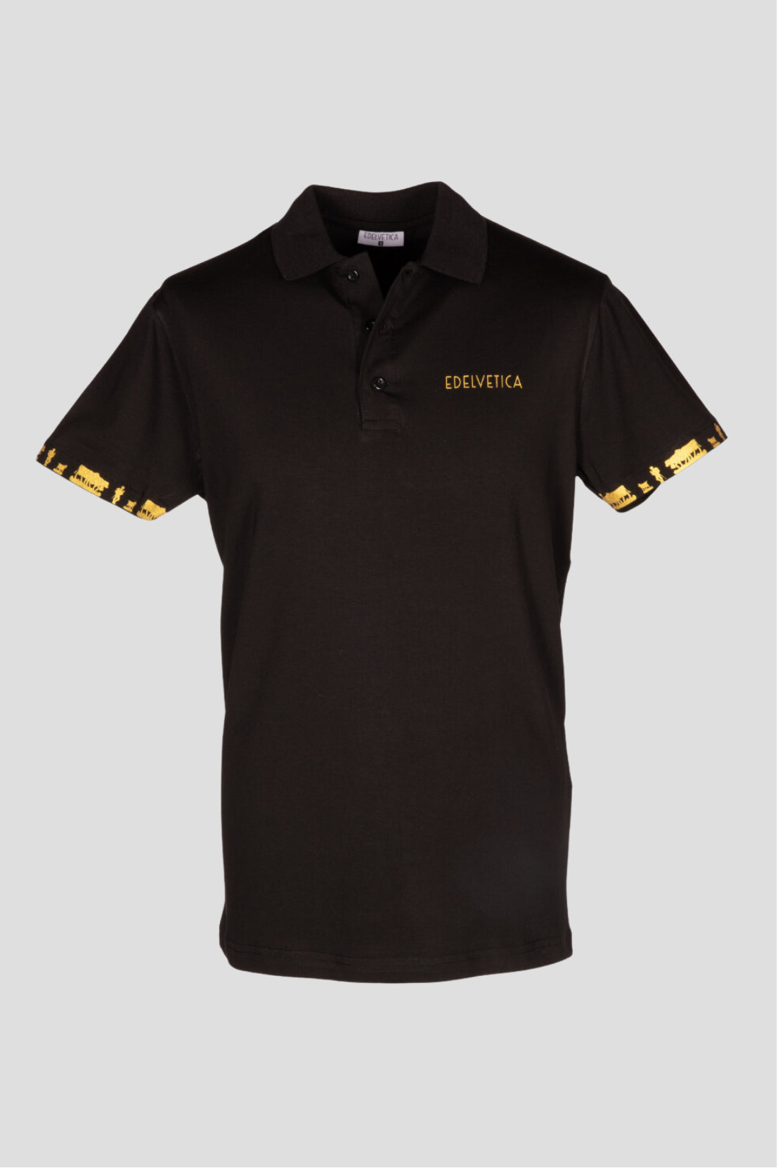 Herren Alpaufzug Polo 2 für 1 Kombo gold/silber