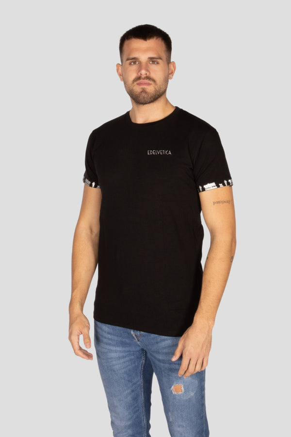 Herren T-Shirt Alpaufzug Armabschluss