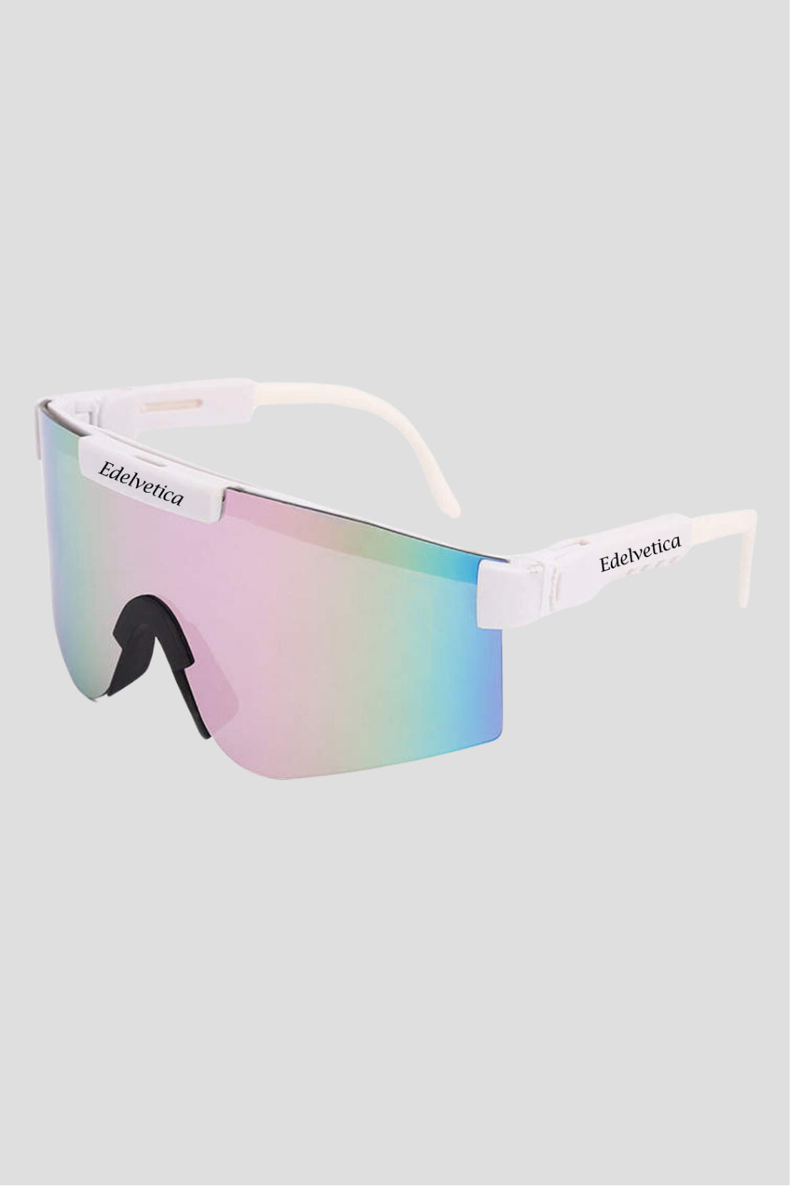 Unisex Sonnenbrille 'Rave' von Edelvetica, ein trendiges und schickes Accessoire. Diese Sonnenbrille zeichnet sich durch ihr modernes Design und klare Linien aus, perfekt für modebewusste Träger. Sie bietet sowohl Stil als auch Schutz und eignet sich ideal für verschiedene Outdoor-Aktivitäten und Freizeitanlässe.