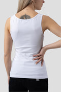 Damen Edelweiss-Tank-Top – Weicher, elastischer Stoff für hohen Tragekomfort. Perfekt für warme Tage und sportliche Aktivitäten. Schweizer Design von Edelvetica.