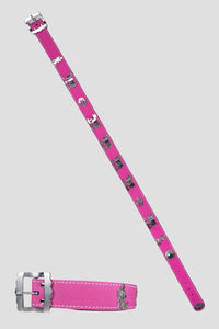 Appenzeller Gürtel Pink mit Trachtenornamenten