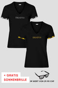 Damen 2er Kombo Alpaufzug T-Shirt + Gratis Brille