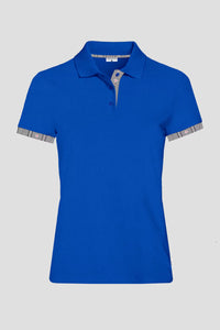 Polo Shirt Edelweiss Damen mit einzigartigem Kragen- und Armabschlussdesign von Edelvetica