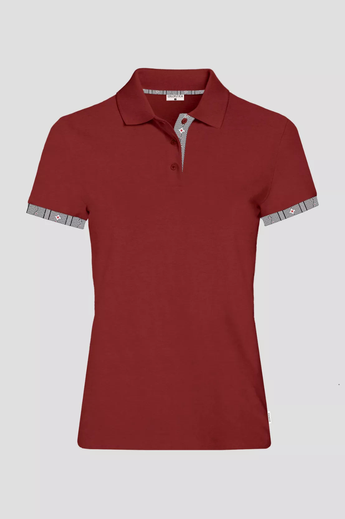 Polo Shirt Edelweiss Krageninnenseite & Armabschluss Damen