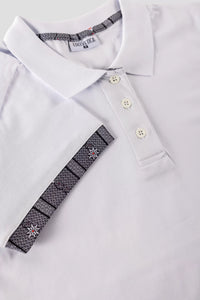 Polo Shirt Edelweiss Damen mit einzigartigem Kragen- und Armabschlussdesign von Edelvetica