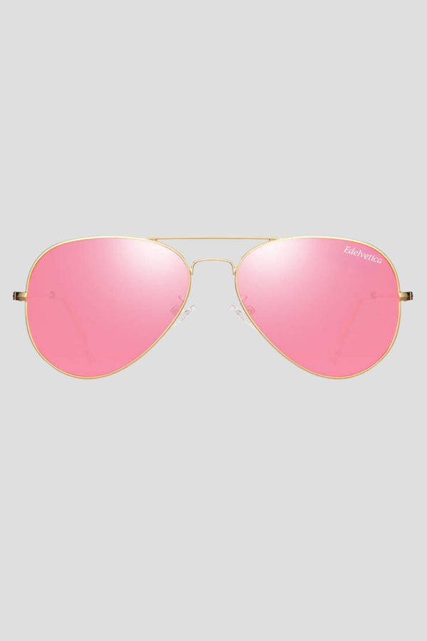 Piloten-Sonnenbrille von Edelvetica mit UV 400 Schutz und ISO-Zertifizierung
