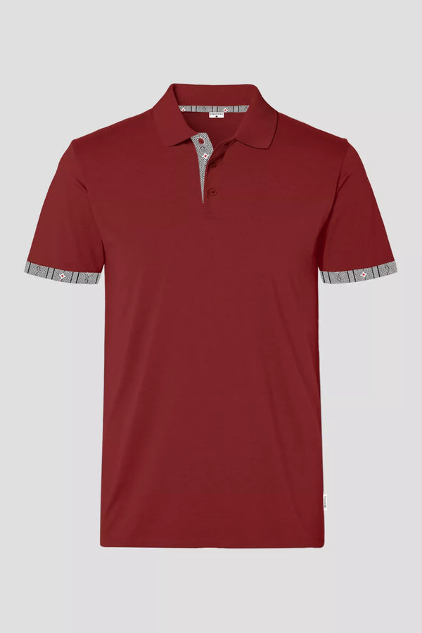 Polo Shirt Edelweiss Krageninnenseite & Armabschluss Herren