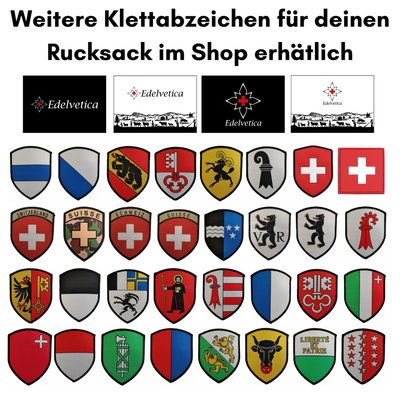Outdoor-Rucksack (30 Liter) inkl. 2x Edelvetica Klettabzeichen