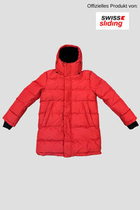 Edelvetica Winterjacke – Swiss Sliding Edition mit Scherenschnitt-Design, wind- und wasserdicht, ideal für Winter und Sport