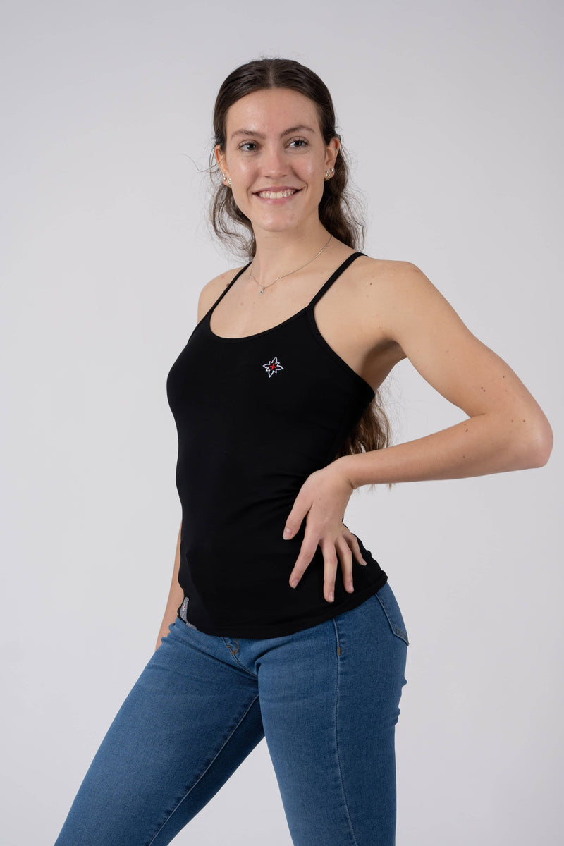 Damen Edelweiss Spaghetti-Top