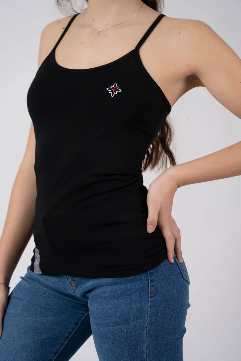 Damen Edelweiss Spaghetti-Top Duo 2-er Pack