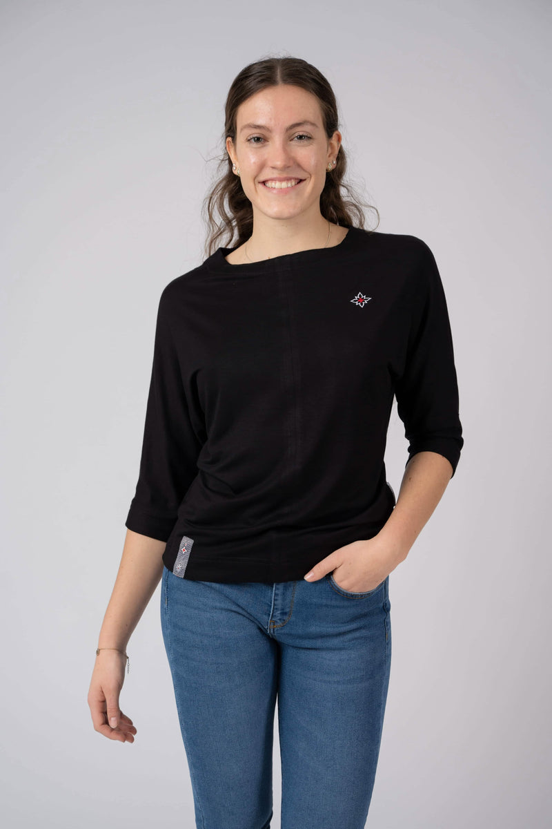 Damen Edelweiss Fledermaus Shirt